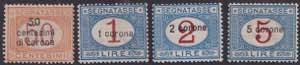 1922 - Sovrastampa in Corone, Sx n° 1/4, ... 