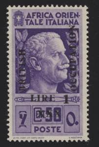 1941 - 1 Lira su 50 cent., n° 6/I, ... 