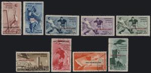1934 - Mondiali di Calcio, n° 75/9 + A ... 