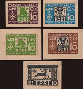1934 - Pacchi Postali 10 cent. + 10 Lire - ... 