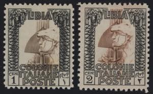 1926 - 1 e 2 cent. non emessi, n° 58/59, ... 