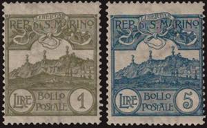 1903 - Vedute, n° 34/43 + 45, ottima serie ... 