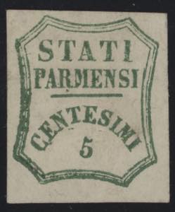 1859 - Governo Provvisorio, 5 cent. verde ... 