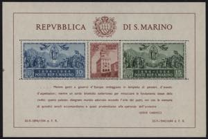 1945 - Palazzo del Governo, Carducci, BF n° ... 