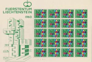 1960 - CEPT - Liechtenstein, n° 355, in ... 