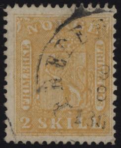 1863 - 2 s. giallo, n° 6, ottimo. Prezzo di ... 