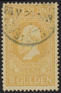 1913 - 5 g. giallo, n° 92, ottimo.Prezzo di ... 