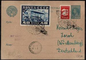 1930 - Zeppelin 40 k., PA n° 20 + n° 428, ... 