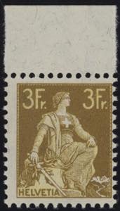 1908 - 3 Franchi bistro giallo, n° 127, ... 