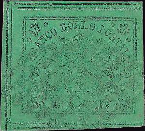 1867 - 2 cent. verde giallo, n° 13, ... 