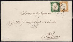 1863 - Mista Italia/Sardegna, 10 cent. ... 