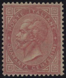 1863 - 40 centesimi, n° 20, ... 