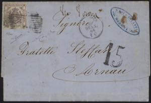 1859 - 20 cent. violetto scuro, Governo ... 