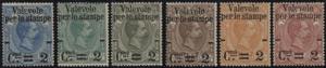 1890 - Valevole per le Stampe sovrastampata ... 