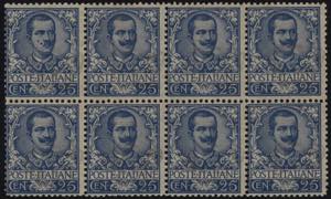1901 - Floreale 25 cent., n° 73, ottimo ... 