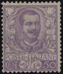 1901 - Floreale 50 cent., n° 76, ... 