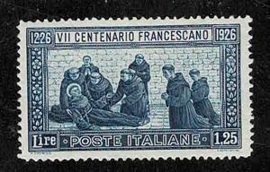 1926 - S. Francesco 1,25 lire dentellatura ... 