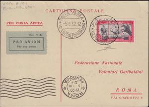 1932 - Garibaldi 2,25 + 1 Lire, PA n° 37, ... 