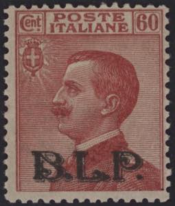 1923 - B.L.P. 60 cent. II tipo, BLP n° 11, ... 