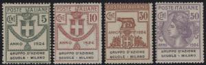 1924 - Gruppo dAzione Scuole - Milano, SS ... 