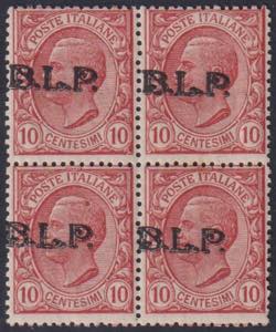 1923 - 10 c. BLP III tipo, BLP n° 13 (gaa), ... 