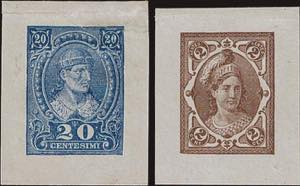 1863 - 2 e 20 cent. - Collezione Spanò, ... 