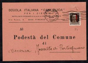 1944 - 30 cent. Firenze sovr. fascetto, ... 
