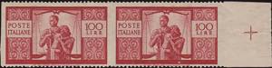 1945 - Democratica 100 Lire, n° 565ao, ... 