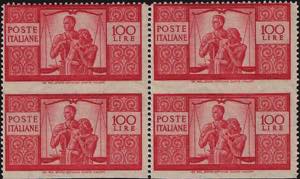 1945 - Democratica 100  Lire, n° 565asa, ... 