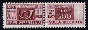 1946 - Pacchi filigrana ruota, PP n° 66/80, ... 