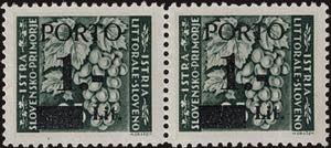 1945 - Sovrastampa PORTO, Sx n° 1 + 1/II, ... 