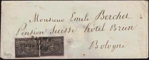1852 - 15 centesimi rosa, n° 3, eccezionale ... 