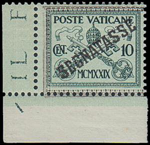 1931 - 10 cent. su 10, Sx n° 2 (ba), ... 