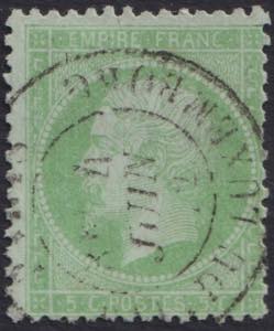 1871 - 5 cent. verde chiaro, n° 35, ottimo. ... 