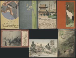 1903/1905 - 7 cartoline artistiche di inizio ... 