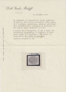 1868 - 3 centesimi grigio rosa, ... 