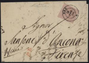 1853 - 40 cent. rosa, n° 6a, buon esemplare ... 