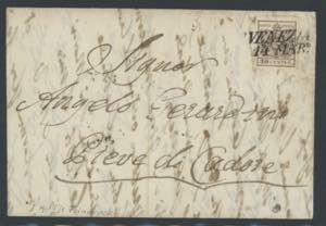 1851 - 30 cent. bruno, n° 7b, I tiratura, ... 