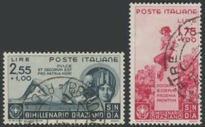 1936 - Orazio, n° 398/405, ottima. Firmati ... 