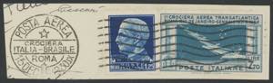 1930 - Crociera 7,70 Lire, PA n° 25, ... 