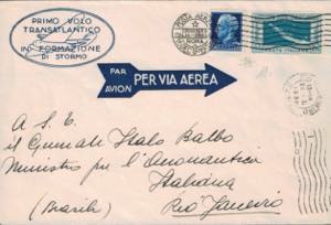 1930 - Balbo 7,70 Lire, PA n° 25 + ... 