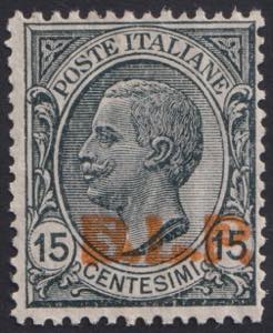 1923 - 15 cent. grigio III tipo, BLP n° 14, ... 