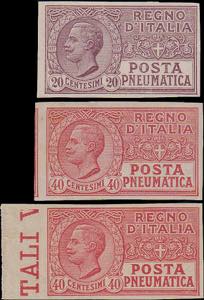 1925-1928, 4 prove darchivio della Posta ... 
