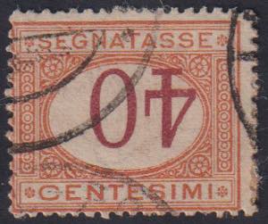 1890 - 40 cent. cifra capovolta, Sx n° 24a, ... 