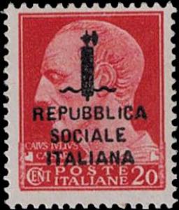 1944 - Giulio Cesare, n° 495A, ottimo. ... 