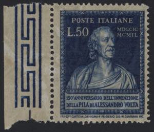 1949 - Volta 50 Lire, n° 612, d. 14,25 x ... 