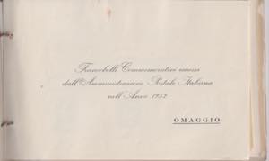 1952 - Libro Annuale, OMAGGIO, raro, ... 