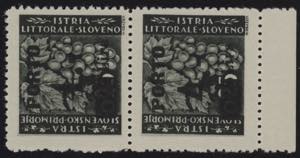 1946 - Sovrastampati PORTO 4 Lire, Sx n° 16 ... 