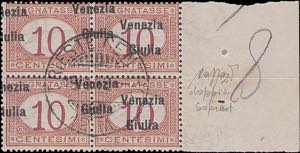 1918 - 10 cent., Sx n° 2b + 2b(a), in ... 