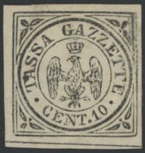1859 - Aquilotto 10 cent., SxG n° 5, ... 